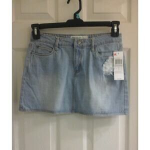 Dream Out Loud by Selena Gomez, jean mini skirt, junior girls sz 5, Distressed